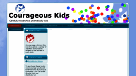 What Courageouskids.ca website looked like in 2015 (8 years ago)