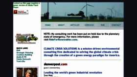 What Climatecrisissolutions.com website looked like in 2015 (8 years ago)