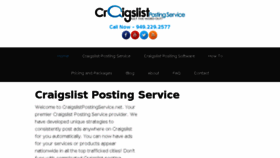 What Craigslistpostingservice.net website looked like in 2015 (8 years ago)