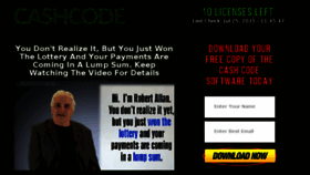 What Cashcode.co website looked like in 2015 (8 years ago)