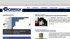 What Cerigua.org website looked like in 2015 (8 years ago)