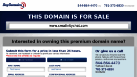 What Creativitychat.com website looked like in 2015 (8 years ago)