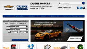 What Chevroletcajeme.com.mx website looked like in 2015 (8 years ago)