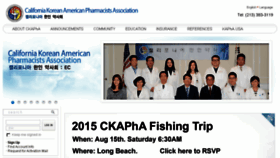 What Ckapha.org website looked like in 2015 (8 years ago)