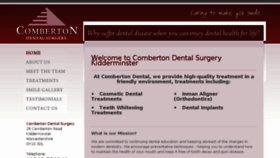 What Combertondental.co.uk website looked like in 2015 (8 years ago)