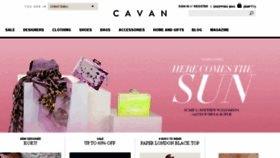 What Cavan.com website looked like in 2015 (8 years ago)