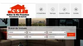 What Csfimoveis.com.br website looked like in 2015 (8 years ago)
