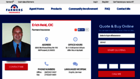 What Chicagoautoinsurance.com website looked like in 2015 (8 years ago)