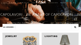 What Capolavori.com website looked like in 2015 (10 years ago)