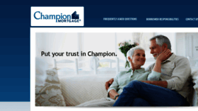 What Champion.com website looked like in 2015 (8 years ago)