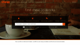 What Chegg.com website looked like in 2015 (8 years ago)