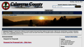 What Co.calaveras.ca.us website looked like in 2015 (8 years ago)