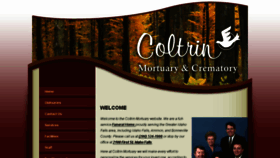 What Coltrinmortuary.com website looked like in 2015 (8 years ago)
