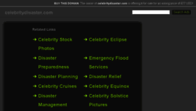 What Celebritydisaster.com website looked like in 2015 (8 years ago)