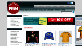 What Cricketfanstore.com website looked like in 2015 (8 years ago)