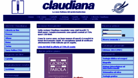 What Claudiana.it website looked like in 2015 (8 years ago)