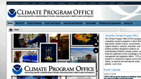 What Climate.noaa.gov website looked like in 2015 (10 years ago)