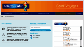 What Carol-voyages.fr website looked like in 2015 (8 years ago)