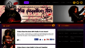 What Chakakhan.com website looked like in 2015 (8 years ago)