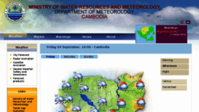 What Cambodiameteo.com website looked like in 2015 (8 years ago)