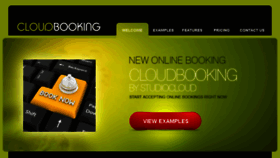 What Cloudbooking.net website looked like in 2015 (8 years ago)