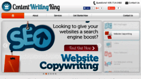 What Contentwritingking.com website looked like in 2015 (8 years ago)