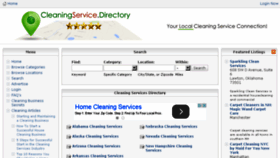 What Cleaningservice.directory website looked like in 2015 (8 years ago)