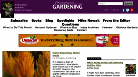 What Chicagolandgardening.com website looked like in 2015 (8 years ago)