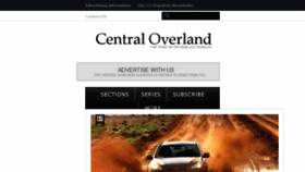 What Centraloverland.com website looked like in 2015 (8 years ago)