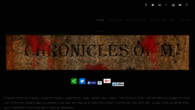 What Chroniclesofm.com website looked like in 2015 (8 years ago)