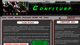 What Confiturf.com website looked like in 2015 (8 years ago)