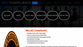 What Compliance-sec.com website looked like in 2015 (8 years ago)