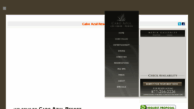 What Caboazulresort.com website looked like in 2015 (8 years ago)