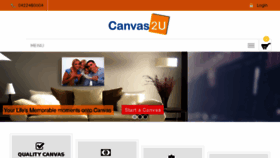 What Canvas2u.com.au website looked like in 2015 (8 years ago)