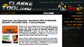 What Clarketooling.co.uk website looked like in 2015 (8 years ago)