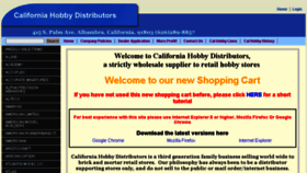 What Calhobbydist.com website looked like in 2015 (8 years ago)