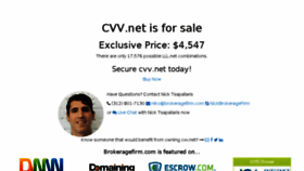 What Cvv.net website looked like in 2015 (8 years ago)