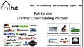 What Crowdhut.com website looked like in 2015 (8 years ago)