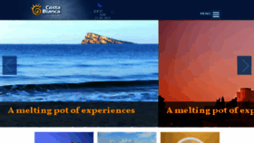 What Costablanca.org website looked like in 2015 (8 years ago)