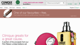 What Clinique.com.au website looked like in 2015 (8 years ago)