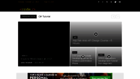 What Codek.tv website looked like in 2015 (8 years ago)