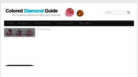 What Coloreddiamondguide.com website looked like in 2015 (8 years ago)