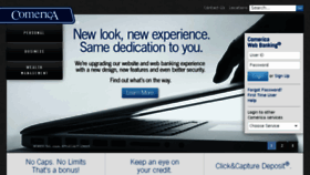 What Comerica.com website looked like in 2015 (8 years ago)