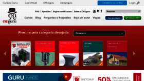 What Cadguru.com.br website looked like in 2015 (8 years ago)