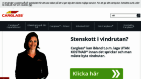 What Carglass.se website looked like in 2015 (8 years ago)