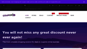 What Couponsplan.com website looked like in 2015 (8 years ago)