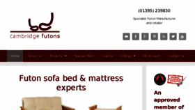 What Cambridgefutons.com website looked like in 2015 (8 years ago)