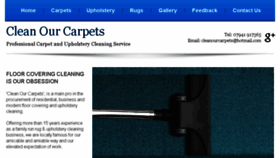 What Cleanourcarpets.co.uk website looked like in 2015 (8 years ago)