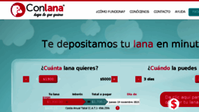 What Conlana.com website looked like in 2015 (8 years ago)
