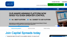 What Capitalspreads.com website looked like in 2015 (8 years ago)